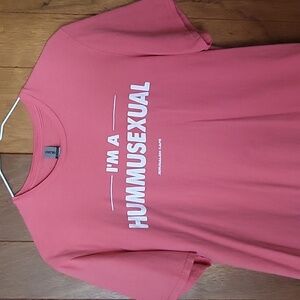 Pink Hummusexual t-shirt M